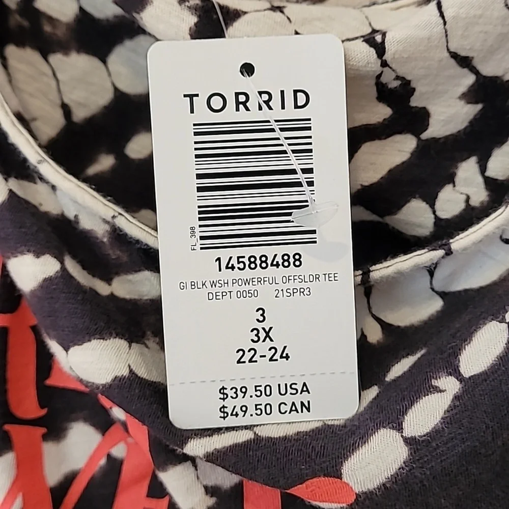 Off the shoulder Pretty Powerful Torrid top - Picture 4 of 4